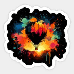 Hot Air Balloon Sticker